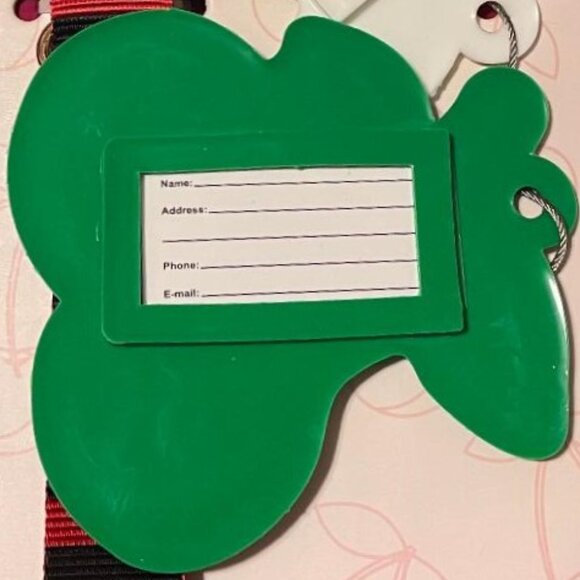 BRAND NEW ~ CHERRY / CHERRIES / TRAVEL / TRAVELING BAG TAGS & WRISTLET STRAP SET - Picture 7 of 11